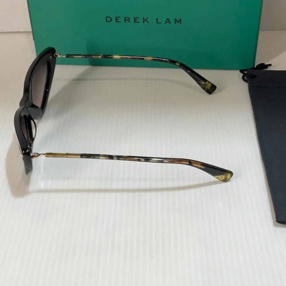 Derek Lam Black Cat Eye Sunglasses